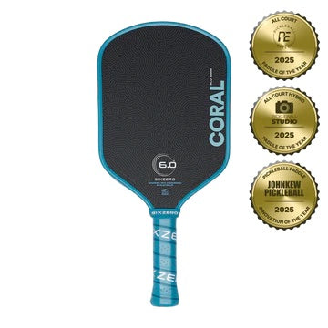 Coral 16mm Hybrid Pickleball Paddle (Coral Blue)