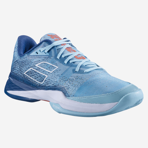 BABOLAT JET MACH 3 ALL COURT MEN'S TENNIS SHOE. Light Blue